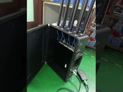 ৮টি ব্যান্ড ম্যানপ্যাক ড্রোন সিগন্যাল জ্যামার ৪০০ ওয়াট ব্যাকপ্যাক ইউএভি পোর্টেবল এন্টি ড্রোন জ্যামার