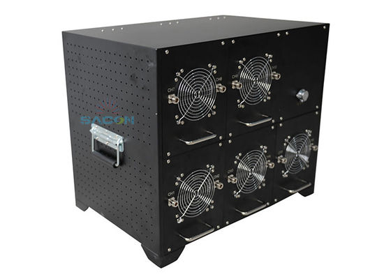 20MHz-5850MHz সম্পূর্ণ ব্যান্ড ডিডিএস ভেহিকেল জ্যামার 1100W আউটপুট পাওয়ার এবং 12 ব্যান্ড সহ আইইডি কনভয় বোমা সুরক্ষার জন্য