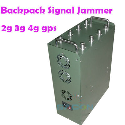 120W 100m ওমনি অ্যান্টেনা সামরিক ব্যাকপ্যাক Jammer