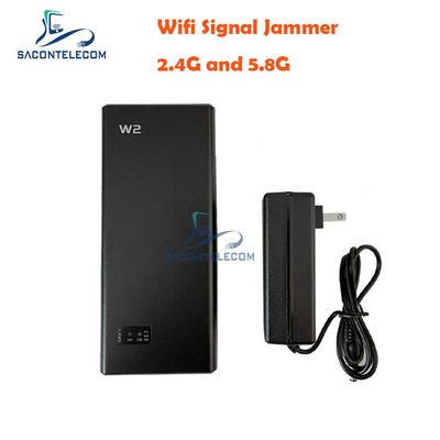 AC240V 3 চ্যানেল ওয়াইফাই সিগন্যাল জ্যামার 20 মিটার রেঞ্জ এবং 4000mAH পোর্টেবল ব্যাটারি সহ