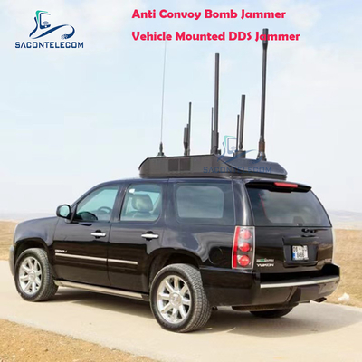 ডিডিএস যানবাহন কনভয় বোমা জ্যামার 1000W 20-3Ghz ফুল ব্যান্ড অ্যান্টি আরসিআইইডি