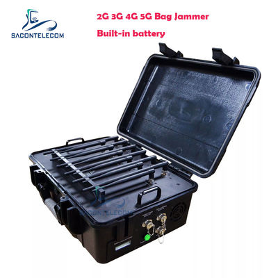 56W আউটপুট পাওয়ার 12 ব্যান্ড কভারেজ 60m জ্যামিং ব্যাসার্ধ সেল ফোন সিগন্যাল জ্যামার মোবাইল সিগন্যাল ব্লকার