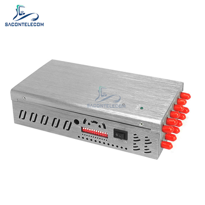 12 চ্যানেল 20W 2 ঘন্টা কাজ করে মোবাইল ফোনের জন্য পোর্টেবল ওয়াইফাই জ্যামার জিপিএস