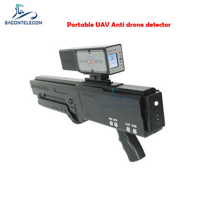 হ্যান্ডহেল্ড ড্রোন সিগন্যাল ডিটেক্টর ১.৮ ইঞ্চি এলইডি ২.৪ জি ৫.৮ জি ২ কিলোমিটার দূরত্ব বিল্ট ইন ব্যাটারি