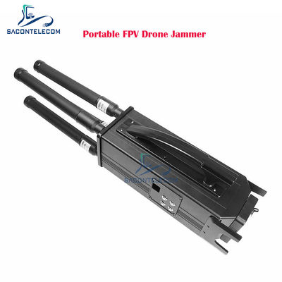 ১.৫ কিলোমিটার জ্যামিং দূরত্ব এবং অন্তর্নির্মিত ব্যাটারি সহ ১৬০ ডাব্লু ৪ ব্যান্ড পোর্টেবল ড্রোন সিগন্যাল জ্যামার