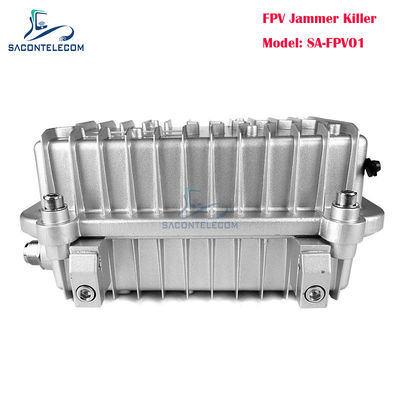 হ্যান্ডহেল্ড ৫০W হাই পাওয়ার পোর্টেবল ড্রোন জ্যামার ২.৪G FPV সিগন্যাল ব্লকিং সহ