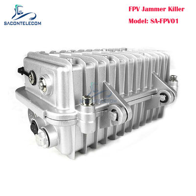 হ্যান্ডহেল্ড ৫০W হাই পাওয়ার পোর্টেবল ড্রোন জ্যামার ২.৪G FPV সিগন্যাল ব্লকিং সহ