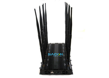 12 ব্যান্ড রেঞ্জ ওয়ালকি টকি সিগন্যাল জ্যামার 135MHz - 5800MHz 5% - 95% আর্দ্রতার সাথে