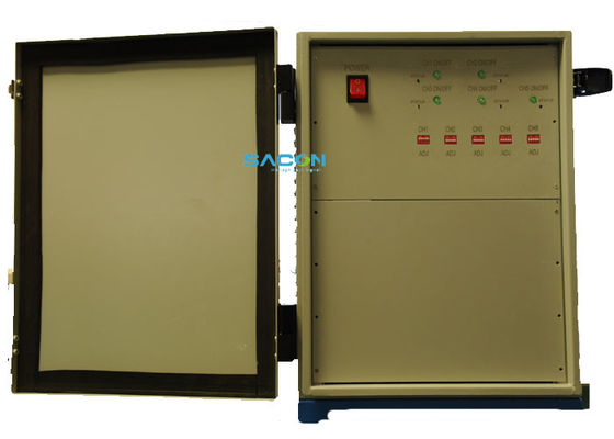 400W ওয়াটারপ্রুফ 4 ব্যান্ড সেল ফোন জ্যামার সিগন্যাল জ্যামার কারাগার কারাগার এবং বহিরঙ্গন ব্যবহারের জন্য