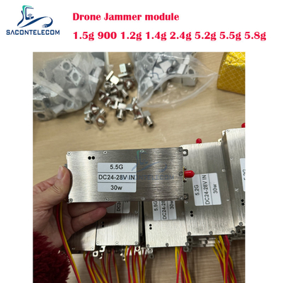 30W 1.5G জিপিএস এন্টি ড্রোন জ্যামার মডিউল জিপিএস ড্রোন জ্যামার পাওয়ার এম্প্লিফায়ার