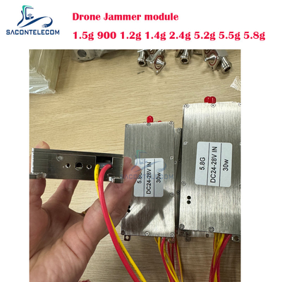 30W 5.5G RF জ্যামার মডিউল ওয়াইফাই এন্টি ড্রোন জ্যামার মডিউল
