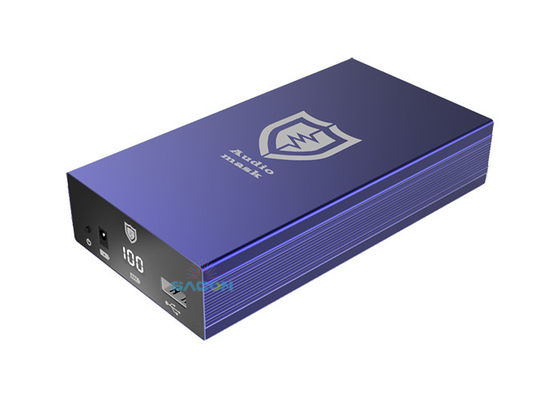 আল্ট্রাসোনিক এক্সপোজার সহ পোর্টেবল অডিও সিগন্যাল জ্যামার 80% সুরক্ষা প্রভাব এবং 0.5-1.5 মিটার সুরক্ষা ব্যাসার্ধ