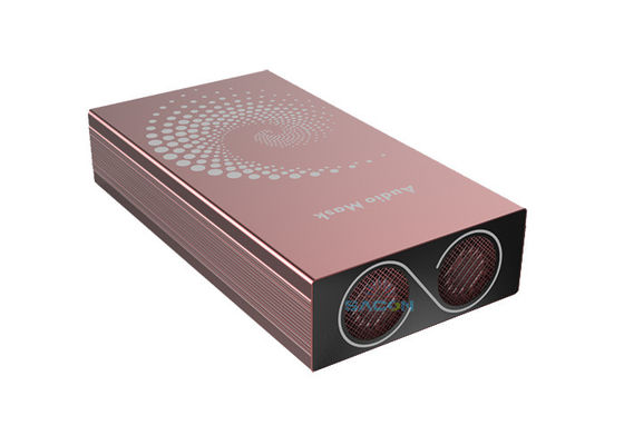 6000mAh ব্যাটারি সেল ফোন সিগন্যাল জ্যামার 1.5 মিটার ব্যাসার্ধ এবং অডিও সিগন্যাল ব্লকিংয়ের জন্য 90 ডিগ্রি স্কিলিং কোণ সহ