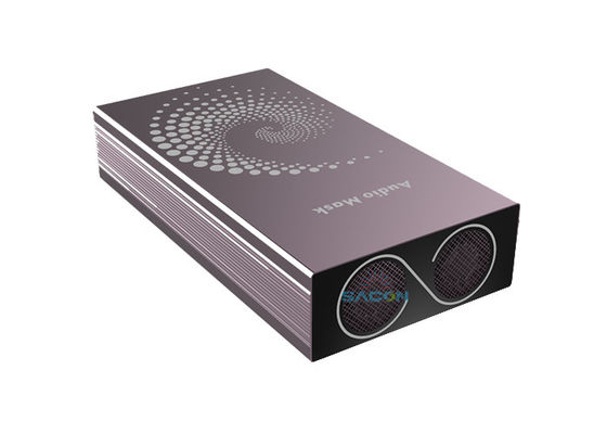 6000mAh ব্যাটারি সেল ফোন সিগন্যাল জ্যামার 1.5 মিটার ব্যাসার্ধ এবং অডিও সিগন্যাল ব্লকিংয়ের জন্য 90 ডিগ্রি স্কিলিং কোণ সহ