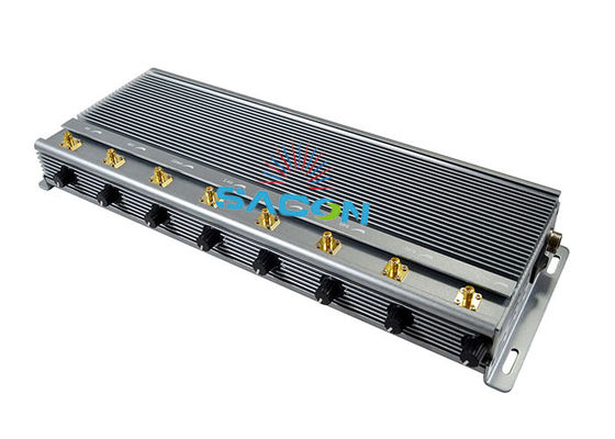 40W আউটপুট পাওয়ার 5G সিগন্যাল জ্যামার 80m জ্যামিং ব্যাসার্ধ এবং 3 কুলিং ফ্যান সহ