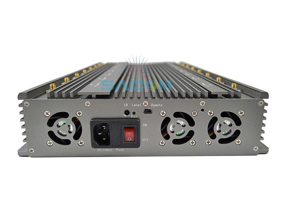 100W 5G সিগন্যাল জ্যামার, 80m রেঞ্জ এবং মাল্টি-ফ্রিকোয়েন্সি জ্যামিংয়ের জন্য 16 ব্যান্ড মোবাইল ফোন ব্লকার