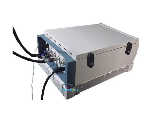 কারাগার এবং তেলক্ষেত্রের জন্য 50-500M জ্যামিং রেঞ্জ সহ 600W হাই পাওয়ার ওয়াটারপ্রুফ সিগন্যাল জ্যামার