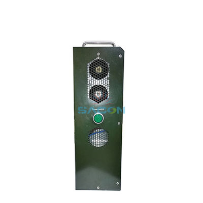 6 অ্যান্টেনা 75W 100m রেঞ্জ ম্যানপ্যাক ফোন সিগন্যাল জ্যামার অন্তর্নির্মিত ব্যাটারি সহ