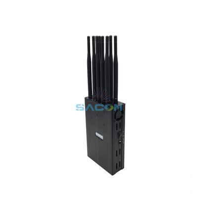 3 জি জিপিএস ওয়াইফাই 9.5W 8000mAh মোবাইল ফোন সিগন্যাল জ্যামার