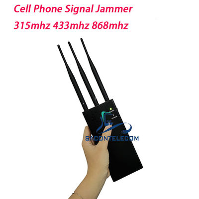 ৩ ব্যান্ড 100m 433mhz 868mhz পোর্টেবল সিগন্যাল জ্যামার 8000mAh