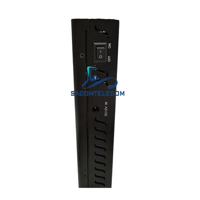 8000mAh ব্যাটারি সহ পোর্টেবল সিগন্যাল জ্যামার 3 ব্যান্ড 315MHz 433MHz 868MHz এবং 100m রেঞ্জ