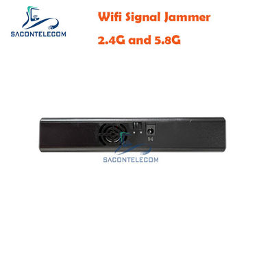 AC240V 2.4G 5.8G ওয়াইফাই সিগন্যাল জ্যামার 3 চ্যানেল 20m 4000mAH পোর্টেবল