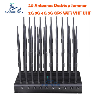কুলিং ফ্যান ওয়াইফাই সিগন্যাল জ্যামার 2.4Ghz 5.2Ghz 5.8Ghz 52w জাদুঘর গ্যালারী জন্য