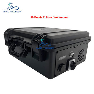 10 ব্যান্ড 90W আউটপুট পাওয়ার 5 জি ব্লকিং ব্যাগ্যাজ জ্যামার নিয়মিত ফ্রিকোয়েন্সি এবং আরজে 485 পোর্টের সাথে