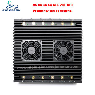 ১২টি অ্যান্টেনা ৮০W পাওয়ার মাল্টি-ফ্রিকোয়েন্সি সিগন্যাল জ্যামার ডেস্কটপ ওয়াইফাই ব্লকার ২জি ৩জি ৪জি ৫জি ওয়াইফাই জিপিএস এর জন্য