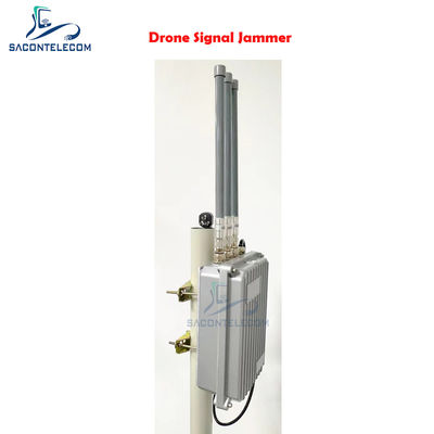 5 কেজি আউটডোর ড্রোন সিগন্যাল জ্যামার 25 ওয়াট 2.4 জি 5.8 জি ওয়াইফাই জিপিএস 500 মি দূরত্ব