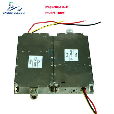 100-200MHz 100W কাস্টমাইজযোগ্য ফ্রিকোয়েন্সি FPV ড্রোন জ্যামার মডিউল এন্টি ড্রোন জ্যামার পিএ