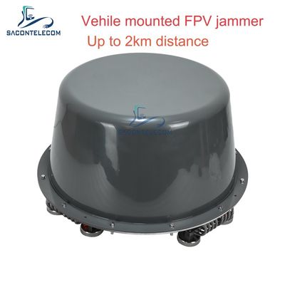 400-6Ghz 400 ওয়াট ওমনি 360° যানবাহন মাউন্টড ড্রোন সিগন্যাল জ্যামার ইউএভি জ্যামার