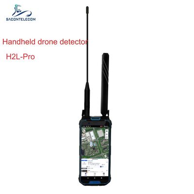 FPV সনাক্তকরণের জন্য 100-6000MHz ফ্রিকোয়েন্সি রেঞ্জ এবং 3km সনাক্তকরণ দূরত্ব সহ হ্যান্ডহেল্ড ড্রোন ডিটেক্টর