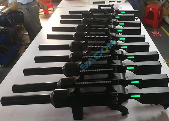 60W উচ্চ ক্ষমতা সম্পন্ন ইউএভি সিগন্যাল জ্যামার, 2 কিমি রেঞ্জ এবং অ্যান্টি-ড্রোন সুরক্ষার জন্য বিল্ট-ইন ব্যাটারি সহ